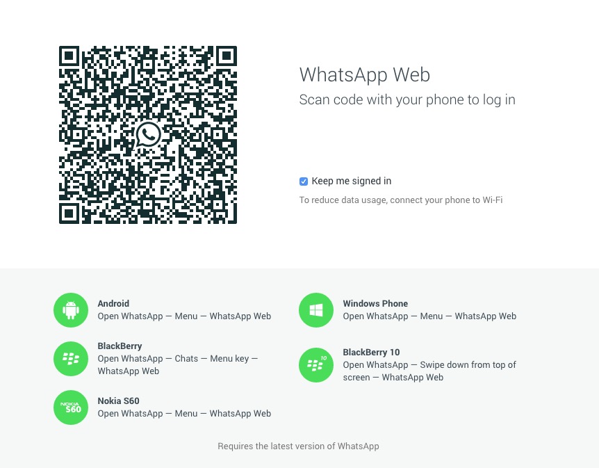 WhatsApp läuft jetzt auf den Desktop